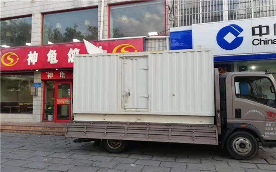伊通出租发电机施工案例